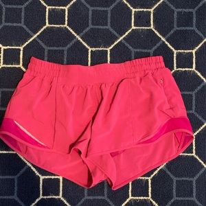 Hot Pink Lululemon 2.5” Hotty Hot Shorts